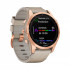 Часы Garmin Fenix 7S Sapphire Solar титановый цвета розовое золото с песчаным кожаным ремешком Часы Garmin Fenix 7S Sapphire Solar титановый цвета розовое золото с песчаным кожаным ремешком