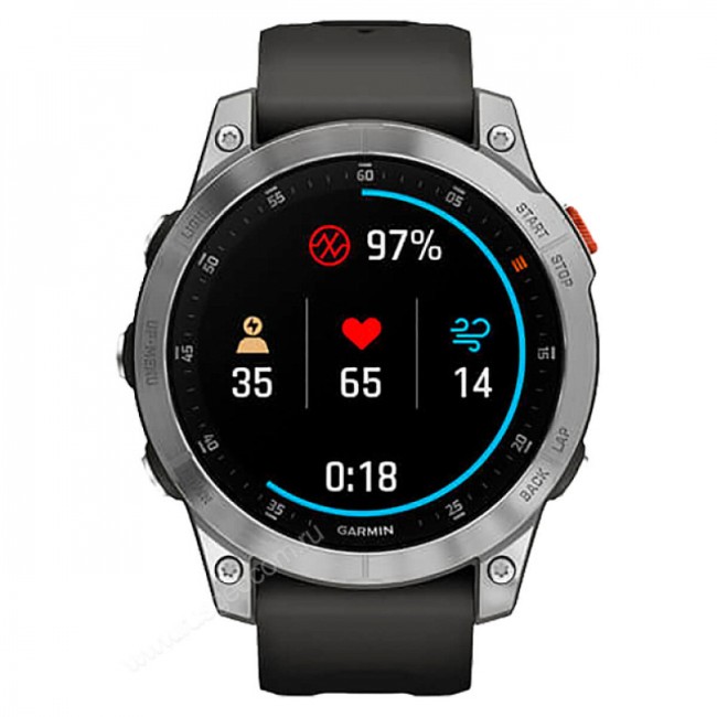 Часы Garmin Epix (Gen 2) серый стальной Часы Garmin Epix (Gen 2) серый стальной