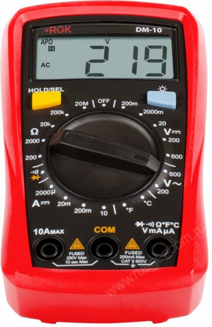 Мультиметр RGK DM-10 Мультиметр RGK DM-10