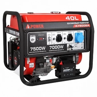 Бензиновый генератор A-iPower A7500EA + блок автозапуска A-iPower 230 В, 50 А + транспортировочный комплект A-iPower L Бензиновый генератор A-iPower A7500EA + блок автозапуска A-iPower 230 В, 50 А + транспортировочный комплект A-iPower L