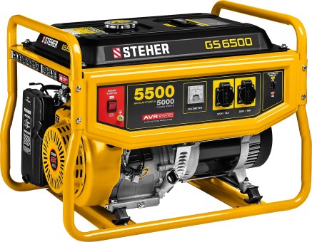 Бензиновый генератор GS-6500 STEHER Бензиновый генератор GS-6500 STEHER