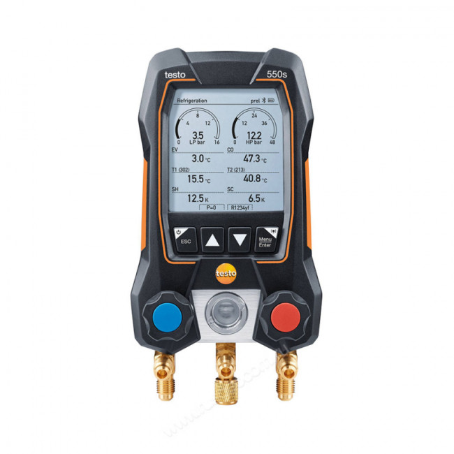 Цифровой манометрический коллектор Testo 550s комплект 2 в кейсе