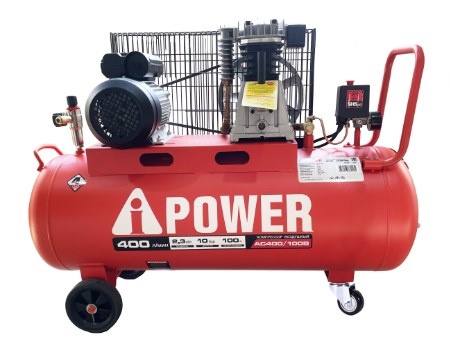 Компрессор ременной AC400/100B A-iPower