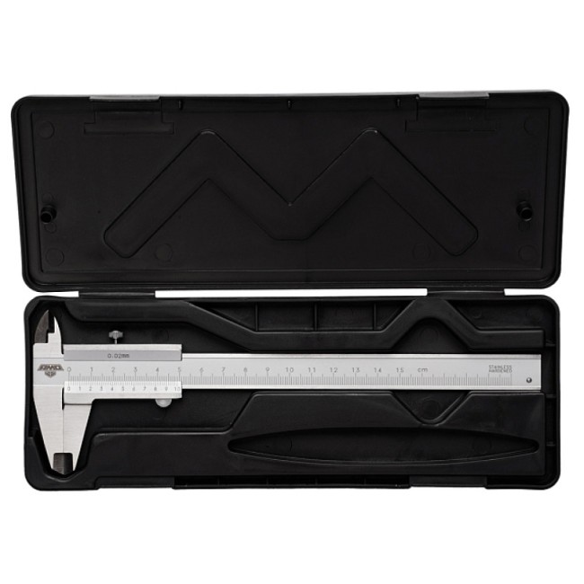Механический штангенциркуль AMO SLM-150 с калибровкой Механический штангенциркуль AMO SLM-150 с калибровкой