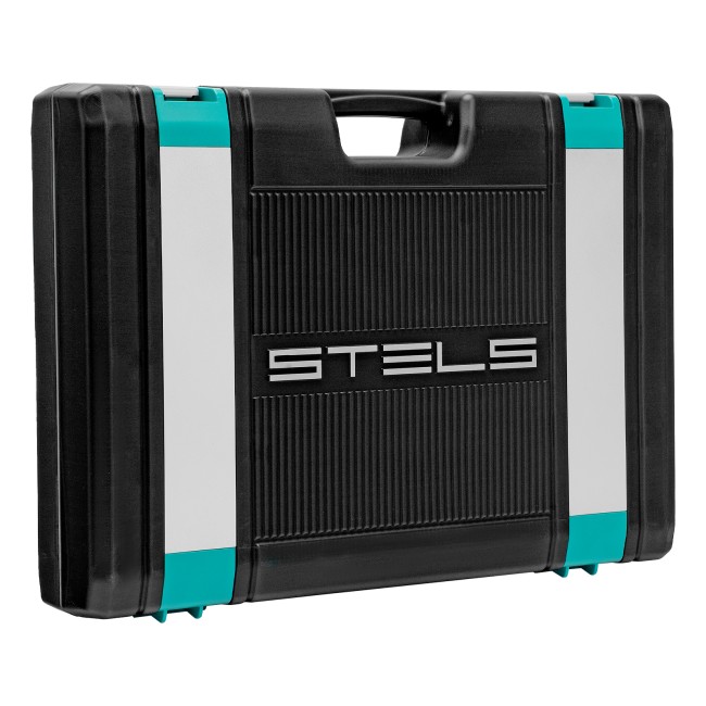 Набор инструментов 1/2", 1/4", CrV 98 предметов Stels Набор инструментов 1/2", 1/4", CrV 98 предметов Stels