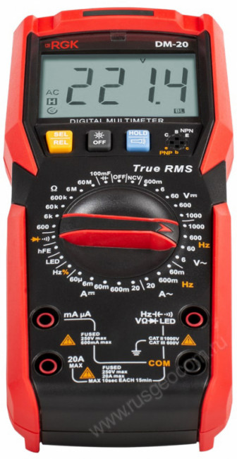 Мультиметр RGK DM-20 Мультиметр RGK DM-20