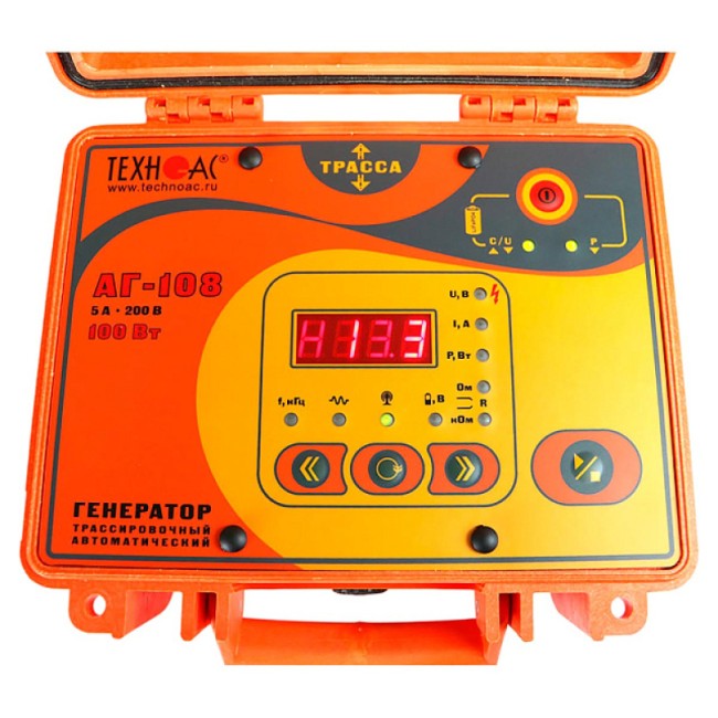 Трассоискатель с функцией сохранения GPS/ГЛОНАСС координат ТЕХНО-АС Успех 3.108Д Трассоискатель с функцией сохранения GPS/ГЛОНАСС координат ТЕХНО-АС Успех 3.108Д